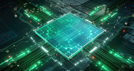 More complicated circuit boards are like cities seen from the top of the sky.