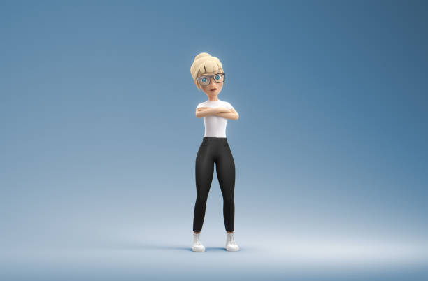 istock Portrait of a female metaverse avatar 1480242480