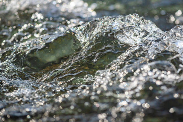 istock Mountain river with clear water from melting snow and ice 1480242902