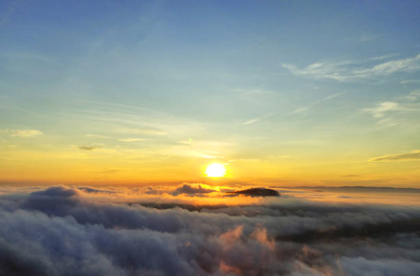 istock Sunrise morning with cloud sea 1480243997