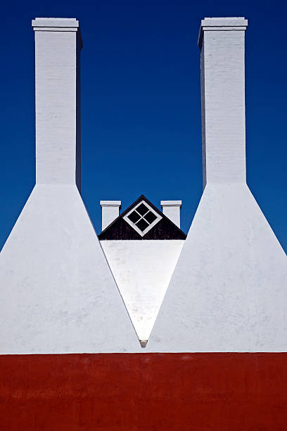 istock Smokehouse Chimnies. Bornholm, Denmark 148025199