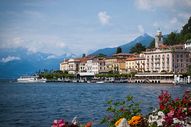View of Bellagio on a sunny day stock photo