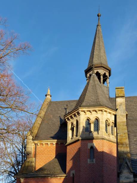istock German chapel roof in sunlight with blue sky 1480263275