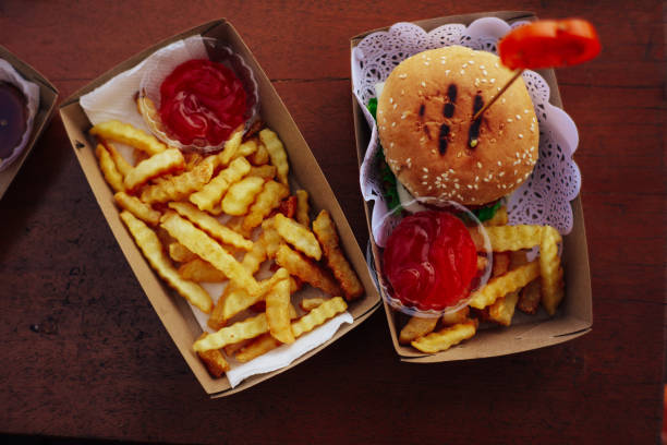 istock French fries and burger 1480274684