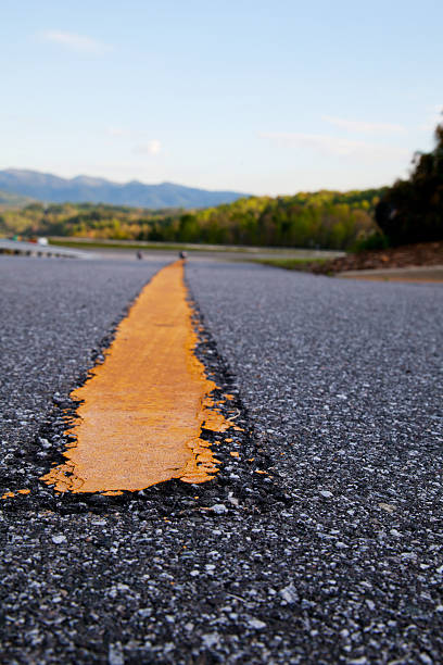 istock Dividing line of the freeway 148027894