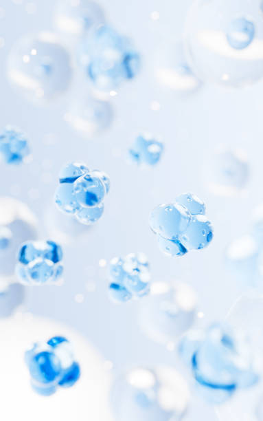 istock Transparent cell with biotechnology and cosmetic concept, 3d rendering. 1480279994