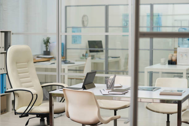 istock Table for meeting in board room 1480285710