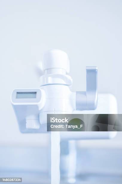 Faucet Water Filter Stock Photo - Download Image Now - Water Purifier, Faucet, Water Filter Jug