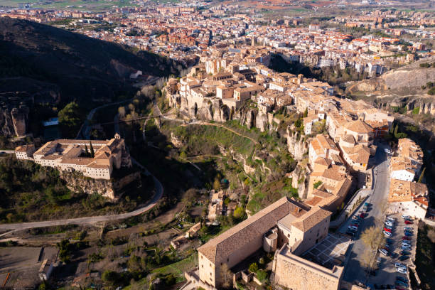 istock View from drone of Spanish town Cuenca 1480291580