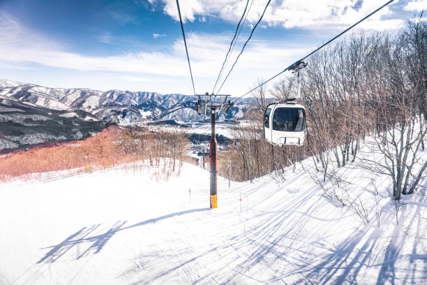 istock Ropeway, Cable car in Hakuba, Japan 1480293582