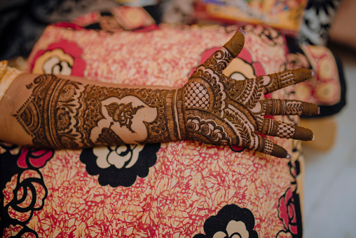 Mehendi on hand bridal mehendi bengali wedding ritual