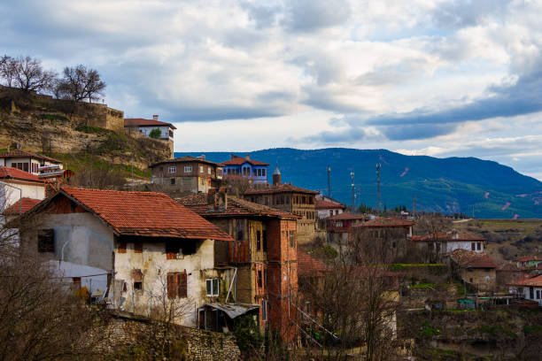 istock Crocus City, Turkey, Safranbolu, sunny day, architectural complex 1480307611
