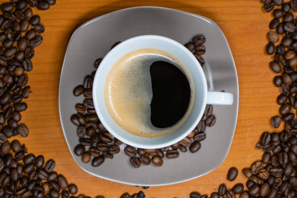 istock Morning coffee with coffee beans 1480318801