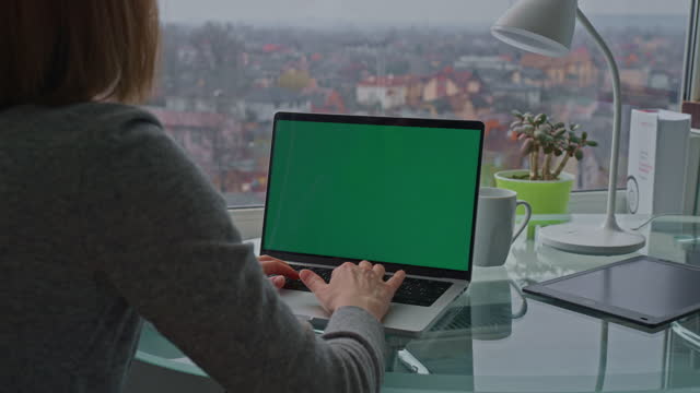 entrepreneur typing on computer