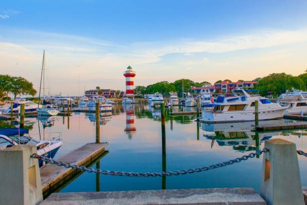 istock Lighthouse at Harbor Town-Hilton Head, South Carolina 1480319913