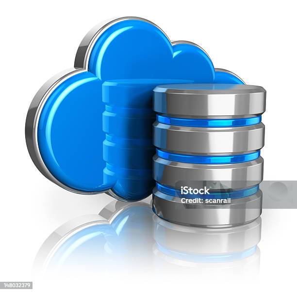 Cloud Storage Concept Stock Photo - Download Image Now - Backup, Blue, Business