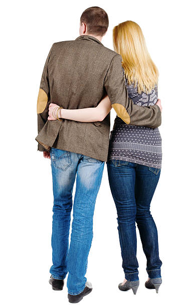 istock Back view of young couple 148032412