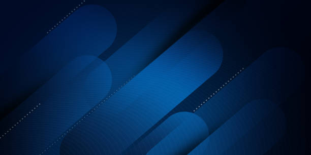 istock Blue Background with Straight Diagonal Lines and Dots. Blurred Decorative Design in Simple Style with Lines and Circles 1480326304
