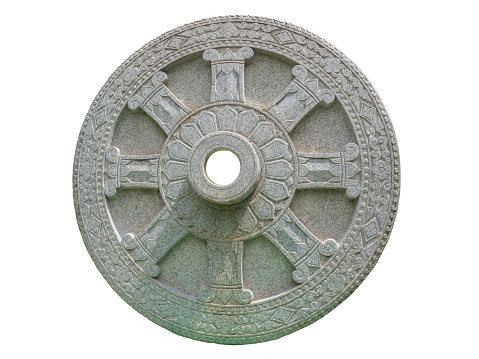 Wheel of Dharma Chakra , the rotation of religion.