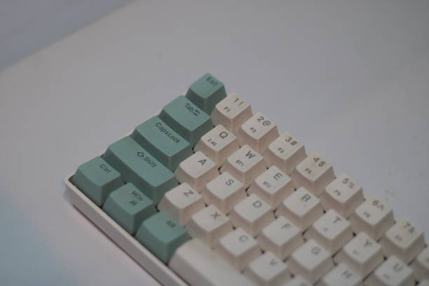 istock photo of a white and light blue computer keyboard 1480329380
