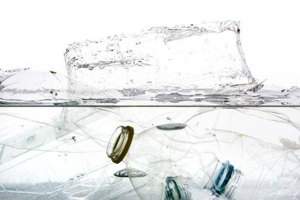 istock Plastic waste in the water - concept of plastic pollution 1480334270