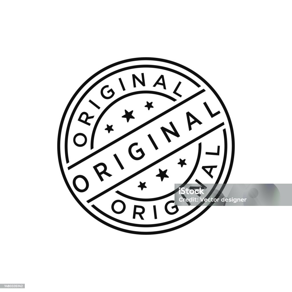 Vector Original Sign Original Stamp Vector Stock Illustration - Download Image Now ...