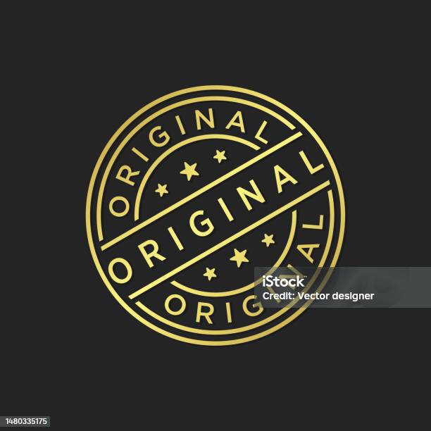 Vector Original Sign Original Stamp Vector Stock Illustration - Download Image Now ...