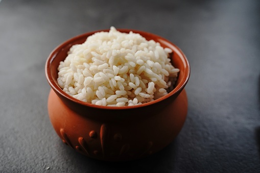 Kerala Cooked White Boiled Rice Stock Photo - Download Image Now - Onam