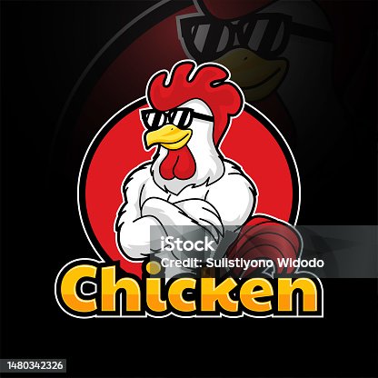 istock chicken mascot logp design vector 1480342326