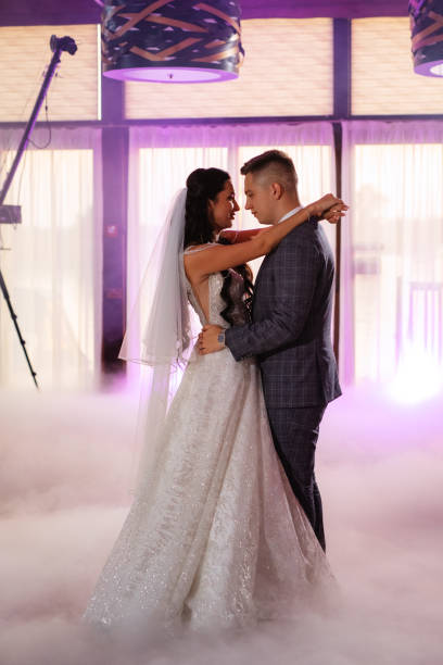 istock the first dance of the bride and groom inside a restaurant 1480345615