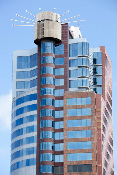 istock Wellington Downtown Futuristic Colorful Skyscraper 1480345652