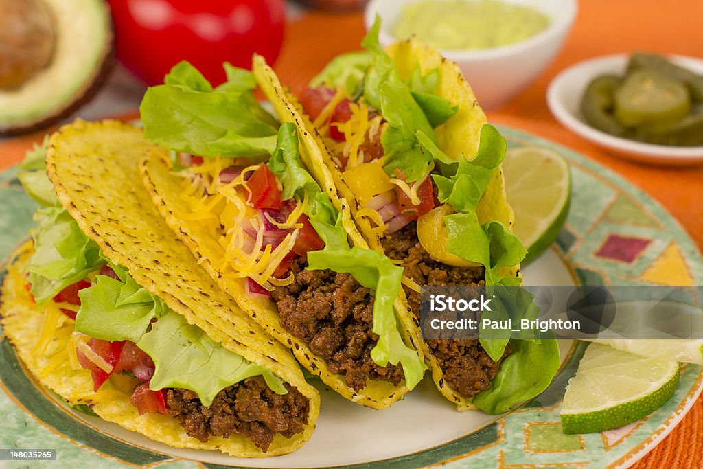 Les Tacos au bœuf - Photo de Fête libre de droits