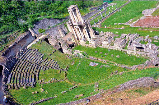 The Roman Theatre In Volterra - Tuscany, Italy, Europe