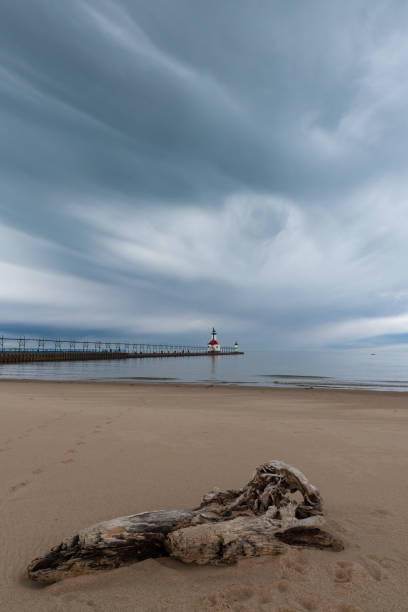 istock Incoming storm on Lake Michigan. 1480355852
