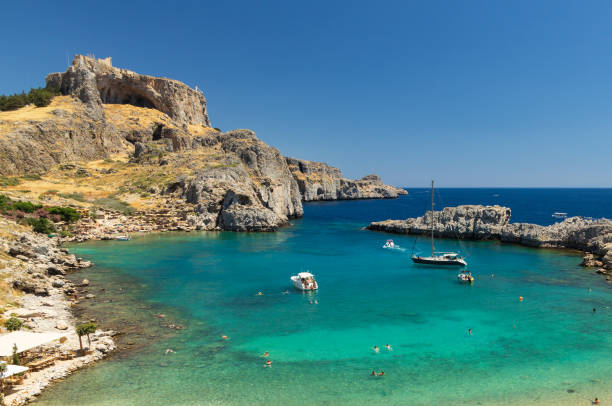 istock Beautiful beach in Greece 1480362175