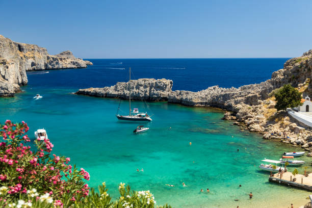 istock Beautiful beach in Greece 1480362824
