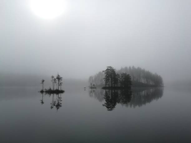 istock Sunrise on the Finland lake 1480379405
