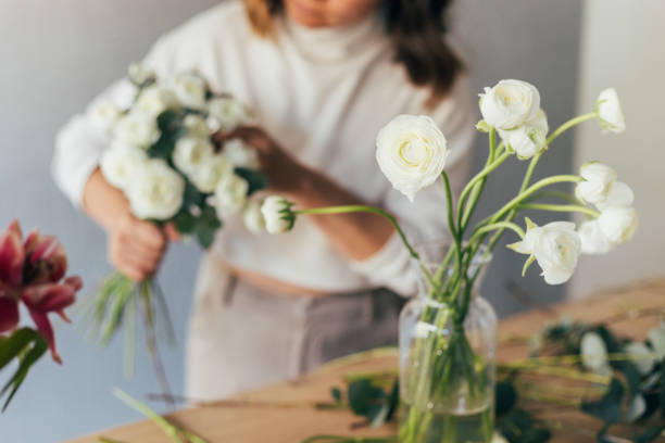 istock Woman Working in a Flower Shop 1480381153
