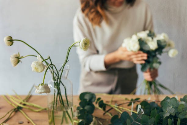 istock Woman Working in a Flower Shop 1480381240