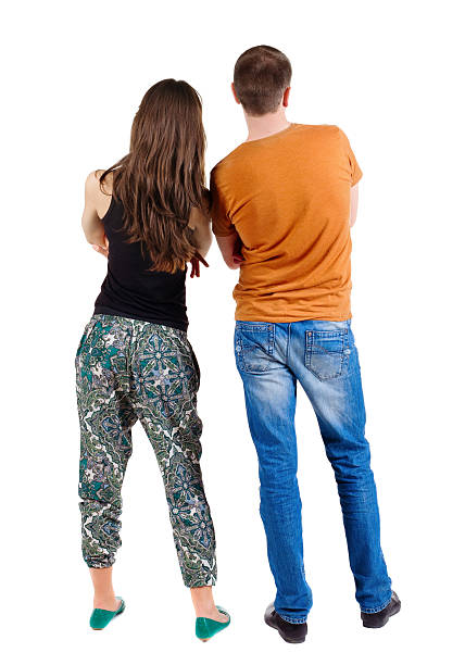 istock Back view of young couple 148040566
