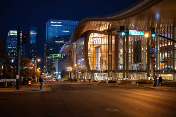 Nashville, Tennessee, December 5, 2022: Music City convention center in downtown Nashville.