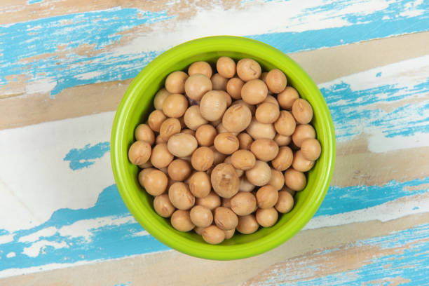 istock bowl with soy beans on blue rustic wooden table 1480413221