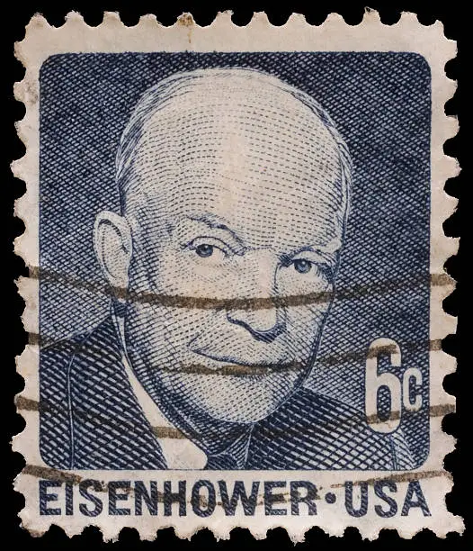 President Eisenhower postal stamp