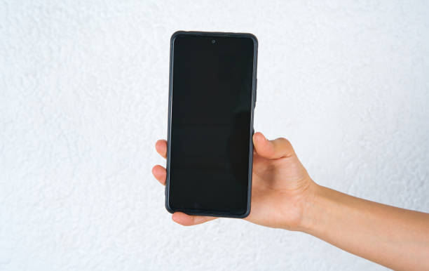 istock Hand with smartphone in white background 1480418633