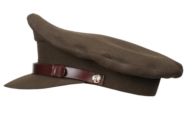 istock British Army ww1 - ww2 era peaked cap (peaked hat, service cap, barracks cover or combination cap) 1480424294