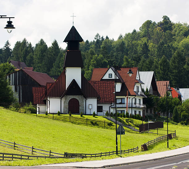 istock Church in Polish Village 148043700