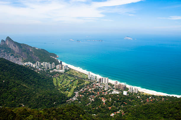 São Conrado, Rio de Janeiro에서 브라질을 경험해 보세요. 스톡 사진