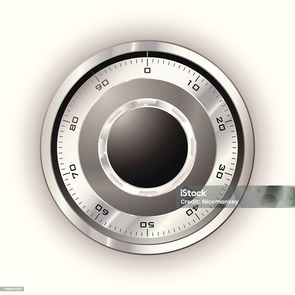 Safe Dial Sticker Safe Dial White Stock Illustration - Download Image Now - Combination ...