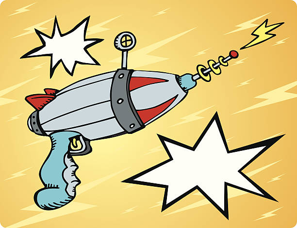 Laser Gun vector art illustration