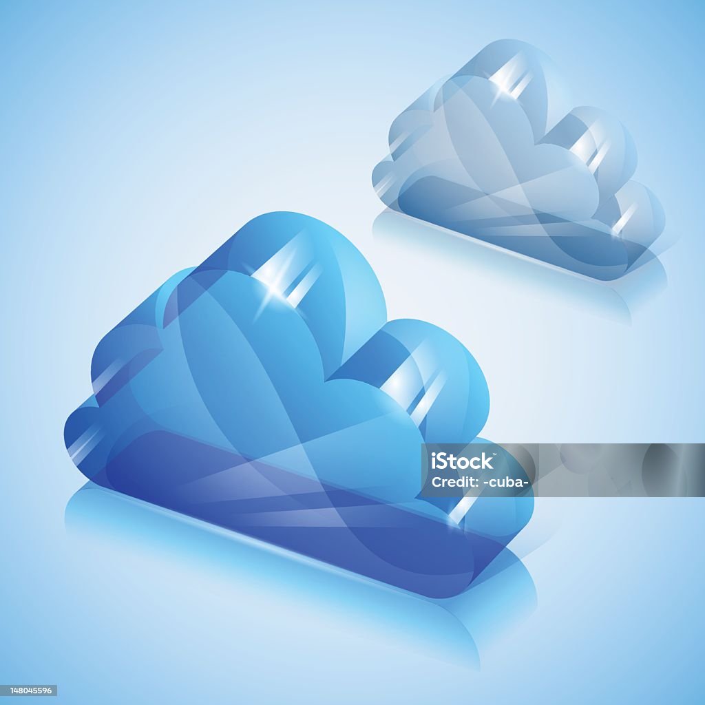 3 d brillant nuages - clipart vectoriel de Arts Culture et Spectacles libre de droits